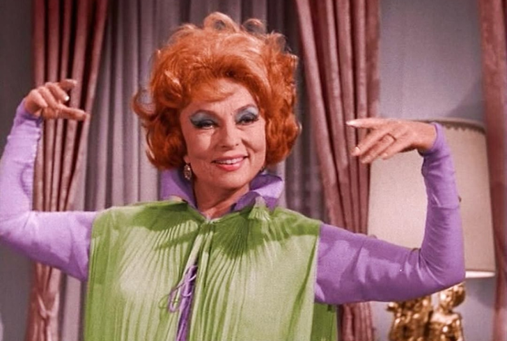Endora using magic with a smile