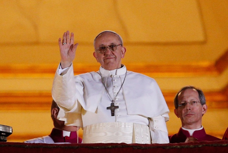 Pope Francis elected in 2013