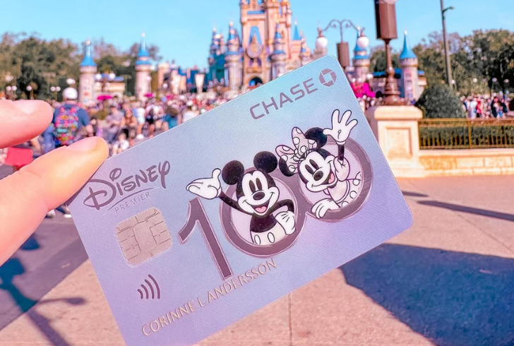 Disney card with theme park perks