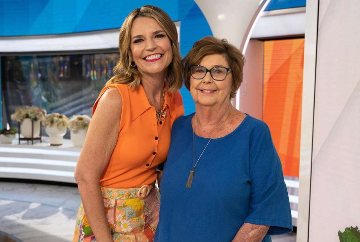 Savannah Guthrie smiling with her mother